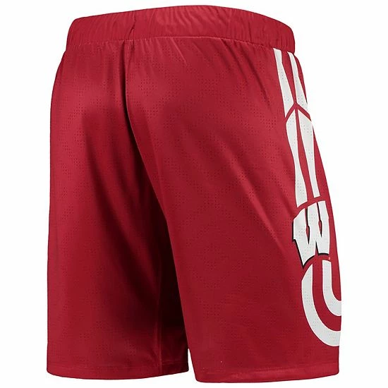Men's Under Armour Red Wisconsin Badgers Replica Basketball Short 3 Men's Under Armour Red Wisconsin Badgers Replica Basketball Short - Image 3