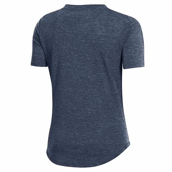 Women's Under Armour Navy Navy Midshipmen USMC Logo Breezy V-Neck T-Shirt 4 Women's Under Armour Navy Navy Midshipmen USMC Logo Breezy V-Neck T-Shirt - Image 4