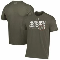 Men's Under Armour Olive Auburn Tigers Freedom Repeat Performance T-Shirt