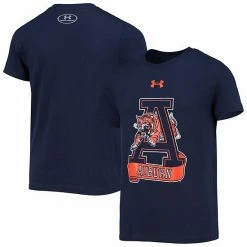Youth Under Armour Navy Auburn Tigers Vault Logo T-Shirt