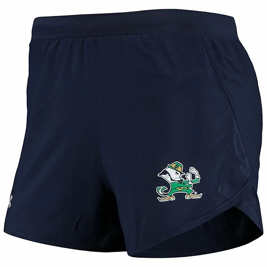 Women's Under Armour Navy Notre Dame Fighting Irish Fly By Run 2.0 Performance Shorts 3 Women's Under Armour Navy Notre Dame Fighting Irish Fly By Run 2.0 Performance Shorts - Image 3