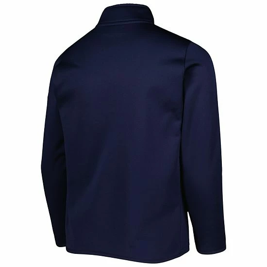 Youth Under Armour Navy Navy Midshipmen Fleece Quarter-Zip Jacket 4 Youth Under Armour Navy Navy Midshipmen Fleece Quarter-Zip Jacket - Image 4
