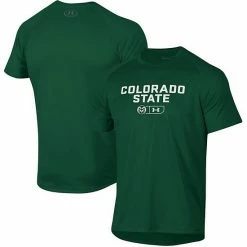 Men's Under Armour Green Colorado State Rams Lockup Tech Raglan T-Shirt