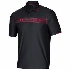 Men's Under Armour Black Texas Tech Red Raiders Sideline Chest Stripe Performance Polo -Under Armour SHOP unnamed file 13025