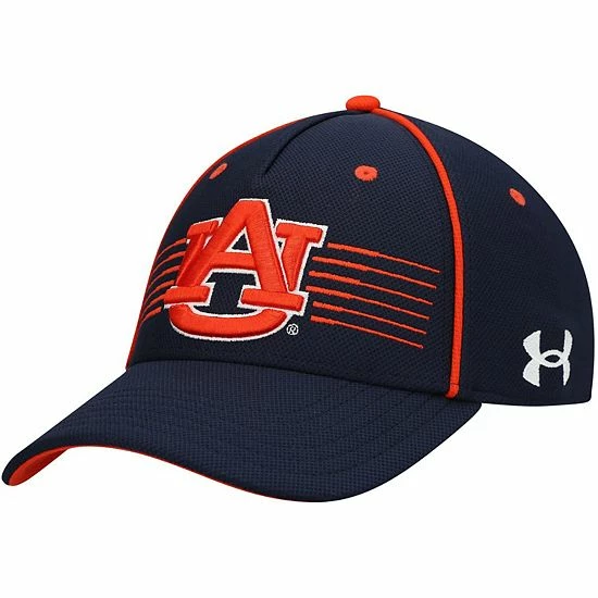 Men's Under Armour Navy Auburn Tigers Iso-Chill Blitzing Accent Flex Hat 1 Men's Under Armour Navy Auburn Tigers Iso-Chill Blitzing Accent Flex Hat