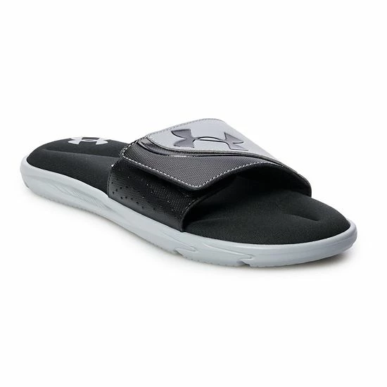 Under Armour Ignite VI Men's Slide Sandals Black Steel 7 Under Armour Ignite VI Men's Slide Sandals Black Steel - Image 7