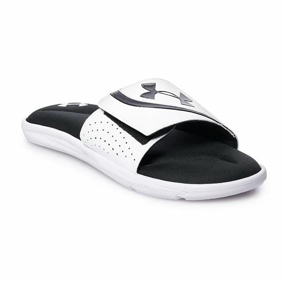 Under Armour Ignite VI Men's Slide Sandals Black Steel 8 Under Armour Ignite VI Men's Slide Sandals Black Steel - Image 8