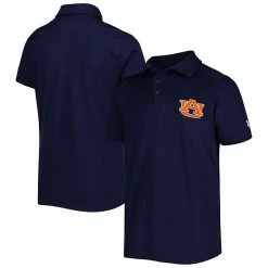 Youth Under Armour Navy Auburn Tigers Tech Mesh Performance Polo