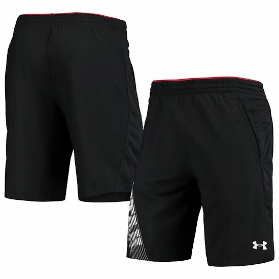 Men's Under Armour Black Utah Utes 2021 Sideline Woven Shorts 2 Men's Under Armour Black Utah Utes 2021 Sideline Woven Shorts - Image 2