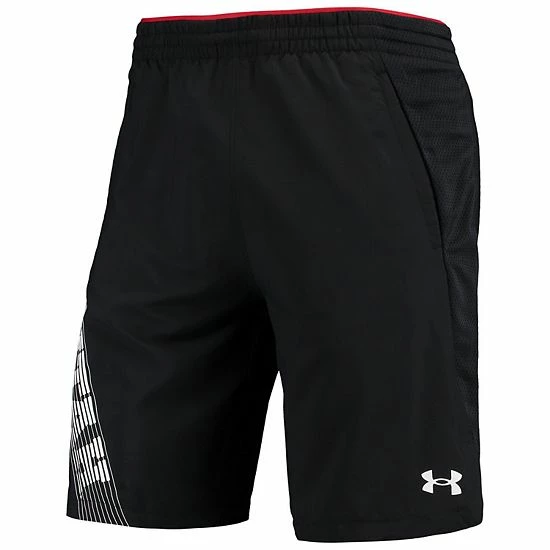 Men's Under Armour Black Utah Utes 2021 Sideline Woven Shorts 3 Men's Under Armour Black Utah Utes 2021 Sideline Woven Shorts - Image 3