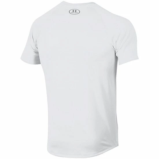 Men's Under Armour White Notre Dame Fighting Irish Lockup Tech Raglan T-Shirt 4 Men's Under Armour White Notre Dame Fighting Irish Lockup Tech Raglan T-Shirt - Image 4