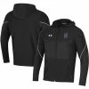 Men's Under Armour Black Northwestern Wildcats 2021 Sideline Warm-Up Full-Zip Hoodie