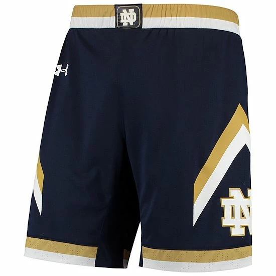 Men's Under Armour Navy Notre Dame Fighting Irish Replica Basketball Short 3 Men's Under Armour Navy Notre Dame Fighting Irish Replica Basketball Short - Image 3
