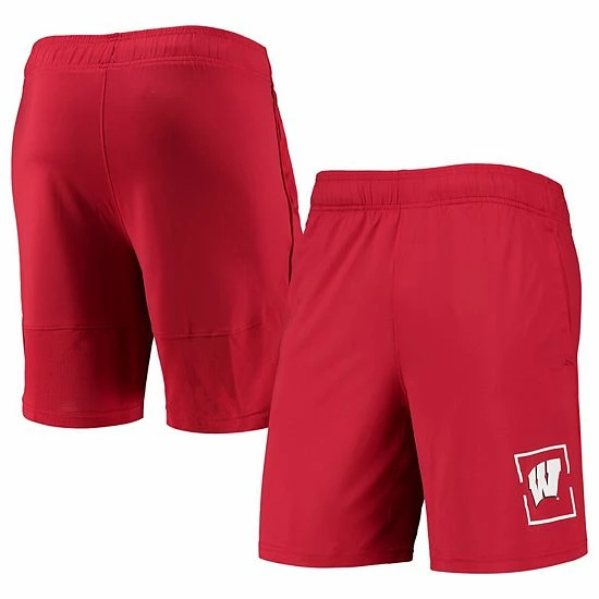 Men's Under Armour Red Wisconsin Badgers Mesh Raid Performance Shorts 1 Men's Under Armour Red Wisconsin Badgers Mesh Raid Performance Shorts
