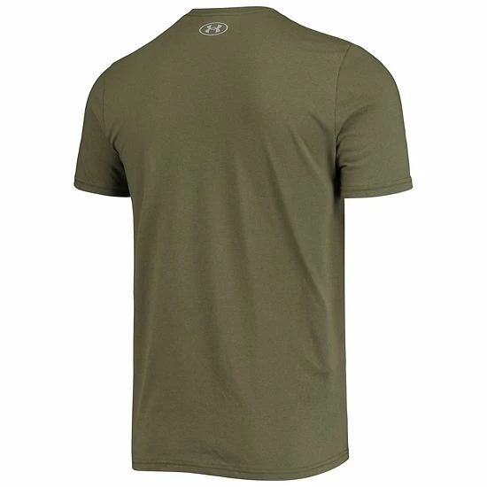 Men's Under Armour Olive Colorado State Rams Freedom Performance T-Shirt 4 Men's Under Armour Olive Colorado State Rams Freedom Performance T-Shirt - Image 4