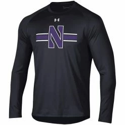 Men's Under Armour Black Northwestern Wildcats Logo Stripe Performance Raglan Long Sleeve T-Shirt 6 Men's Under Armour Black Northwestern Wildcats Logo Stripe Performance Raglan Long Sleeve T-Shirt -Under Armour SHOP unnamed file 13191