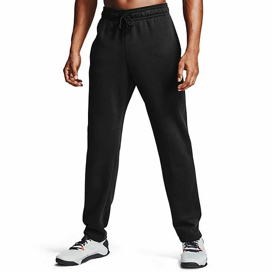 Men's Under Armour Rival Fleece Pants Black 1 Men's Under Armour Rival Fleece Pants Black