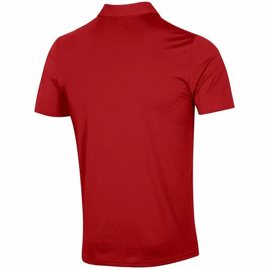 Men's Under Armour White/Red Wisconsin Badgers HeatGear Game Day Polo 4 Men's Under Armour White/Red Wisconsin Badgers HeatGear Game Day Polo - Image 4