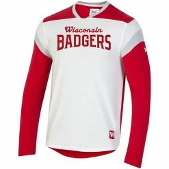 Men's Under Armour White/Red Wisconsin Badgers Iconic Long Sleeve T-Shirt 6 Men's Under Armour White/Red Wisconsin Badgers Iconic Long Sleeve T-Shirt -Under Armour SHOP unnamed file 13208