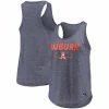 Women's Under Armour Navy Auburn Tigers Tri-Blend Performance Tank Top