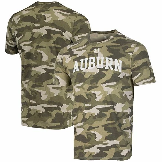 Men's Under Armour Camo Auburn Tigers Neutral T-Shirt 2 Men's Under Armour Camo Auburn Tigers Neutral T-Shirt - Image 2
