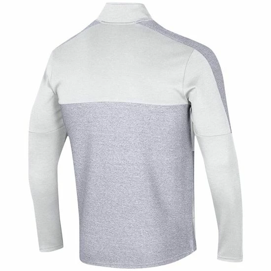 Men's Under Armour White/Heathered Gray Texas Tech Red Raiders Apollo Half-Zip Jacket 3 Men's Under Armour White/Heathered Gray Texas Tech Red Raiders Apollo Half-Zip Jacket - Image 3