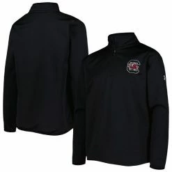 Youth Under Armour Black South Carolina Gamecocks Fleece Quarter-Zip Jacket
