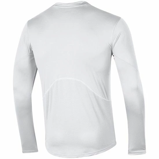 Men's Under Armour White Wisconsin Badgers 2021 Sideline Training Performance Long Sleeve T-Shirt 4 Men's Under Armour White Wisconsin Badgers 2021 Sideline Training Performance Long Sleeve T-Shirt - Image 4