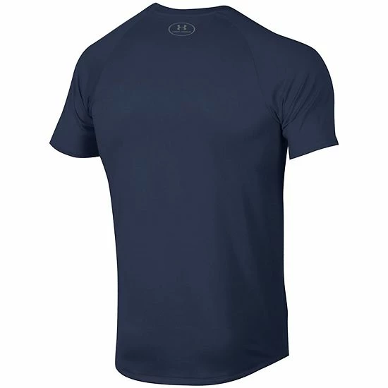 Men's Under Armour Navy Navy Midshipmen Lockup Tech Raglan T-Shirt 4 Men's Under Armour Navy Navy Midshipmen Lockup Tech Raglan T-Shirt - Image 4