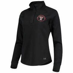 Women's Under Armour Black Texas Tech Red Raiders Basketball On-Court Quarter-Snap Raglan Jacket 7 Women's Under Armour Black Texas Tech Red Raiders Basketball On-Court Quarter-Snap Raglan Jacket -Under Armour SHOP unnamed file 13286