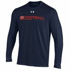 Men's Under Armour Navy Auburn Tigers 2022 Sideline Football Long Sleeve T-Shirt -Under Armour SHOP unnamed file 13314