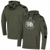 Men's Under Armour Olive South Carolina Gamecocks Freedom Pullover Hoodie