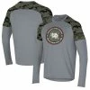 Men's Under Armour Heathered Gray/Camo South Carolina Gamecocks Freedom Long Sleeve T-Shirt