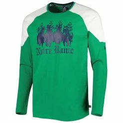 Men's Under Armour Green/White Notre Dame Fighting Irish Iconic Block Raglan Long Sleeve T-Shirt 6 Men's Under Armour Green/White Notre Dame Fighting Irish Iconic Block Raglan Long Sleeve T-Shirt -Under Armour SHOP unnamed file 13347