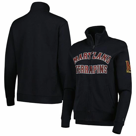 Women's Under Armour Black Maryland Terrapins All Day Full-Zip Jacket 2 Women's Under Armour Black Maryland Terrapins All Day Full-Zip Jacket - Image 2
