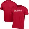 Men's Under Armour Red Maryland Terrapins 2022 Sideline Football Performance Cotton T-Shirt