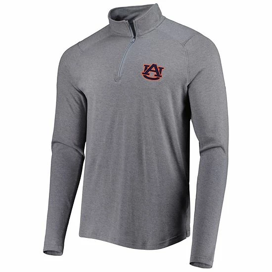 Men's Under Armour Gray Auburn Tigers All Day Tri-Blend Quarter-Zip Jacket 3 Men's Under Armour Gray Auburn Tigers All Day Tri-Blend Quarter-Zip Jacket - Image 3
