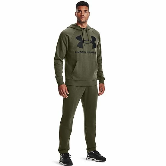 Men's Under Armour Rival Fleece Pants Black 3 Men's Under Armour Rival Fleece Pants Black - Image 3