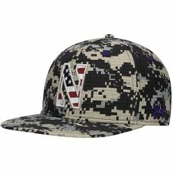 Men's Under Armour Camo Northwestern Wildcats On Field Baseball Performance Fitted Hat