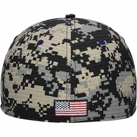 Men's Under Armour Camo Northwestern Wildcats On Field Baseball Performance Fitted Hat 3 Men's Under Armour Camo Northwestern Wildcats On Field Baseball Performance Fitted Hat - Image 3