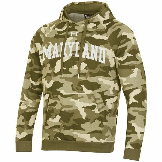 Men's Under Armour Camo Maryland Terrapins All Day Raglan Pullover Hoodie 1 Men's Under Armour Camo Maryland Terrapins All Day Raglan Pullover Hoodie