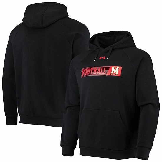 Men's Under Armour Black Maryland Terrapins 2021 Sideline Football All-Day Raglan Pullover Hoodie 1 Men's Under Armour Black Maryland Terrapins 2021 Sideline Football All-Day Raglan Pullover Hoodie