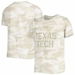Youth Under Armour Tan Texas Tech Red Raiders Sand Camo T-Shirt