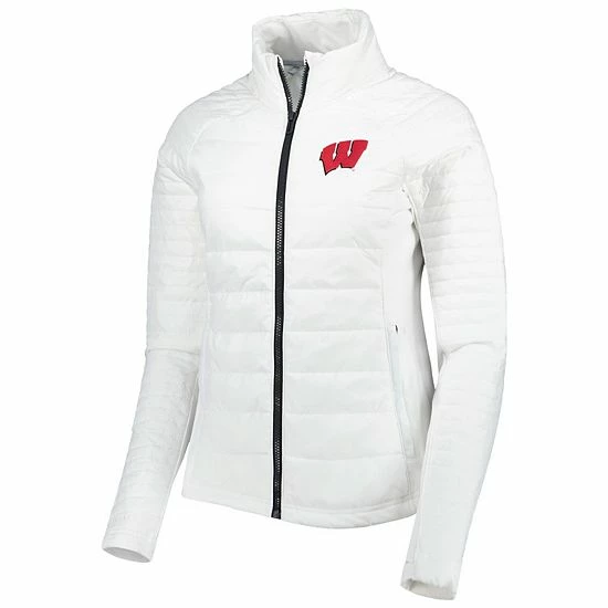 Women's Under Armour White Wisconsin Badgers Atlas Insulated Raglan Full-Zip Jacket 3 Women's Under Armour White Wisconsin Badgers Atlas Insulated Raglan Full-Zip Jacket - Image 3