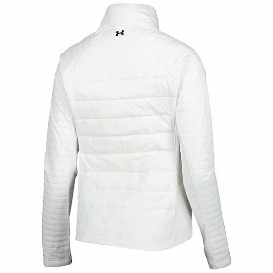 Women's Under Armour White Wisconsin Badgers Atlas Insulated Raglan Full-Zip Jacket 4 Women's Under Armour White Wisconsin Badgers Atlas Insulated Raglan Full-Zip Jacket - Image 4