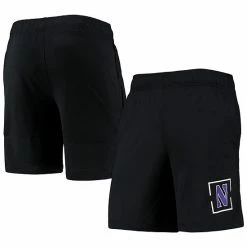 Men's Under Armour Black Northwestern Wildcats Mesh Raid Performance Shorts