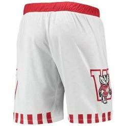 Men's Under Armour White Wisconsin Badgers Alternate Replica Basketball Shorts -Under Armour SHOP unnamed file 13558