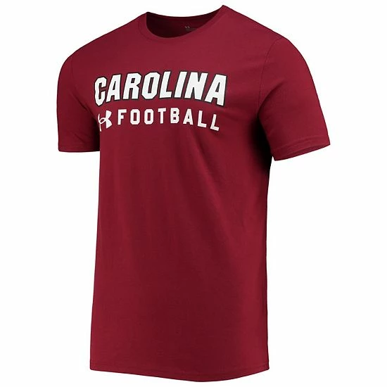 Men's Under Armour Garnet South Carolina Gamecocks Throwback Football T-Shirt 3 Men's Under Armour Garnet South Carolina Gamecocks Throwback Football T-Shirt - Image 3