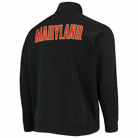 Men's Under Armour Black Maryland Terrapins Raglan Game Day Triad Full-Zip Jacket 3 Men's Under Armour Black Maryland Terrapins Raglan Game Day Triad Full-Zip Jacket - Image 3