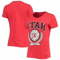 Women's Under Armour Red Utah Utes T-Shirt